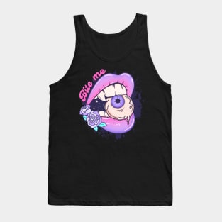 Hot goth bite me Tank Top